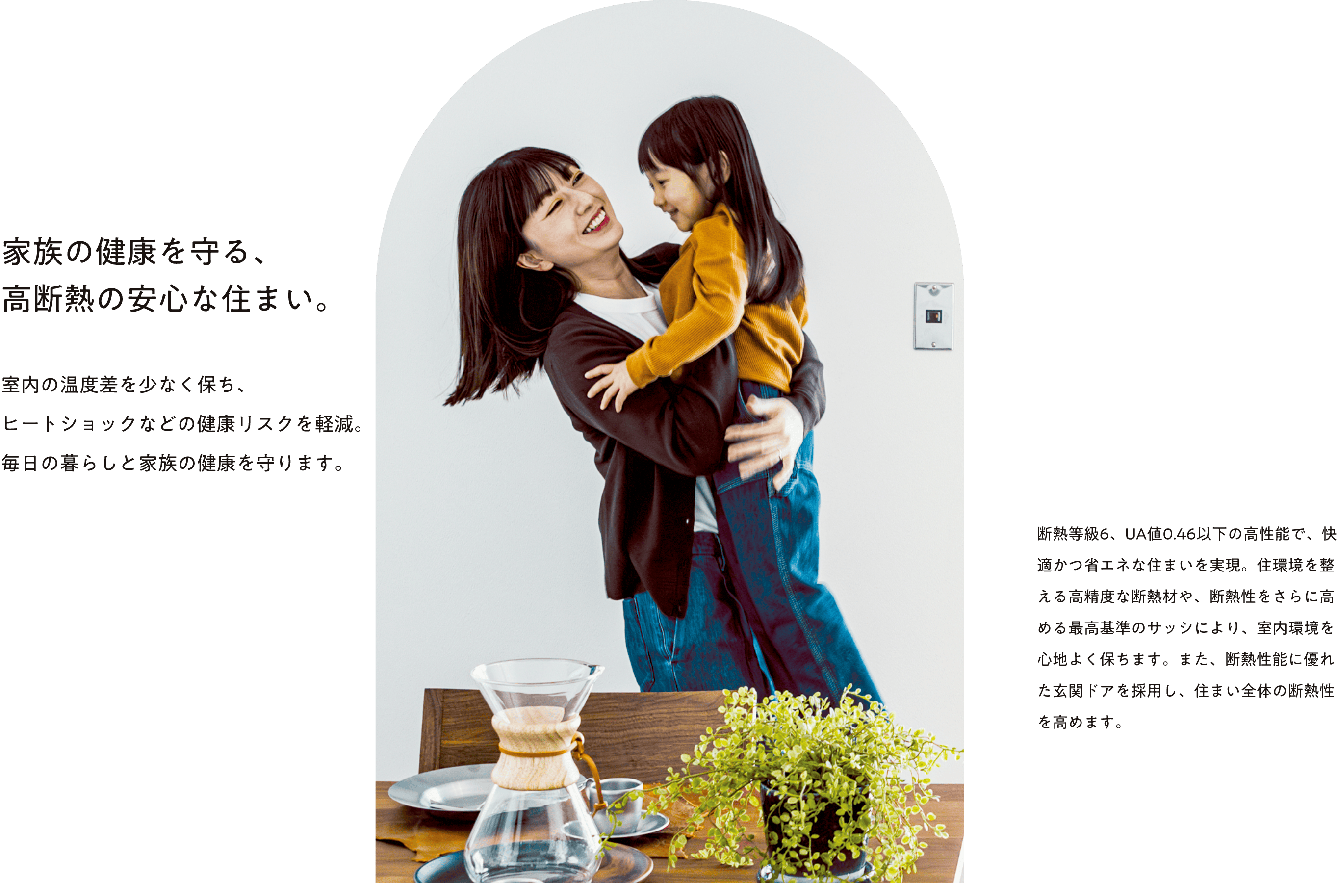 災害に強い、ずっと安心の家。