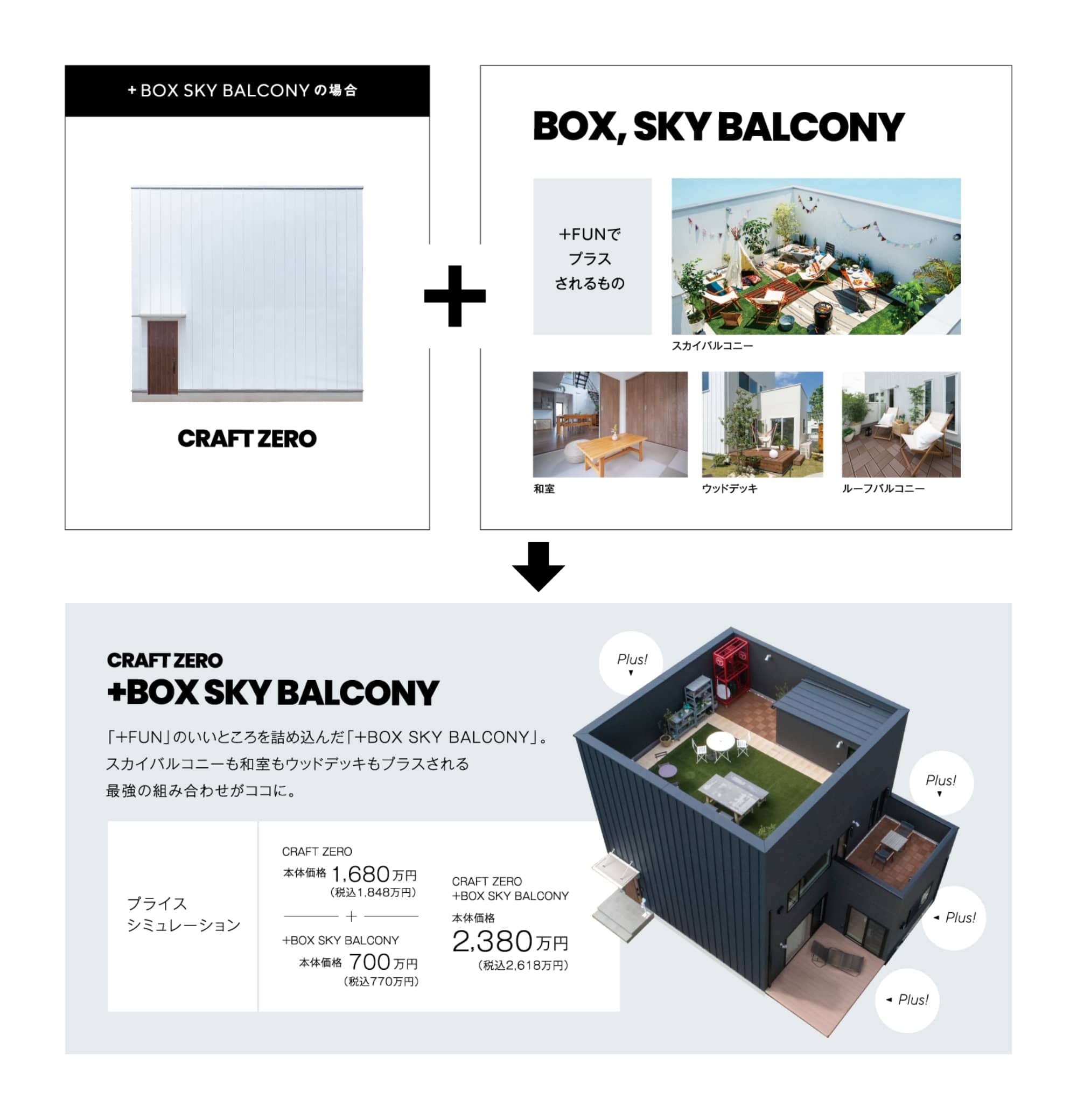 CRAFT ZERO + BOX SKY BALCONY